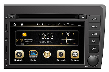 Volvo S60 V70 radio upgrade aftermarket Android Head Unit Navigation Car Stereo 