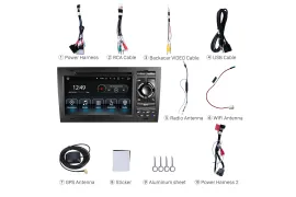 Audi A4 S4 RS4 B7 2002-2008 Aftermarket Radio Upgrade with CarPlay and DAB