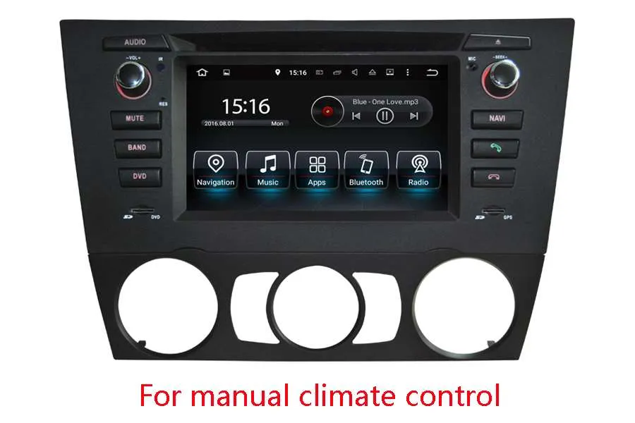 BMW 3 Series E90 E91 E92 E93 2005-2013 Aftermarket radio upgrade Carstereo Carplay dab 