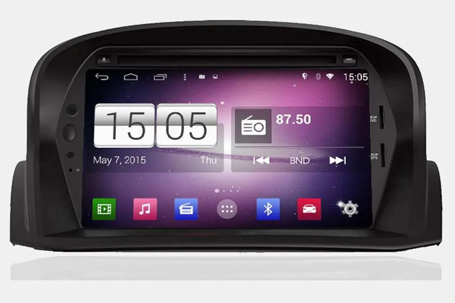 Ford Fiesta 2008-2012 Autoradio GPS Aftermarket Android Head Unit Navigation Car Stereo 