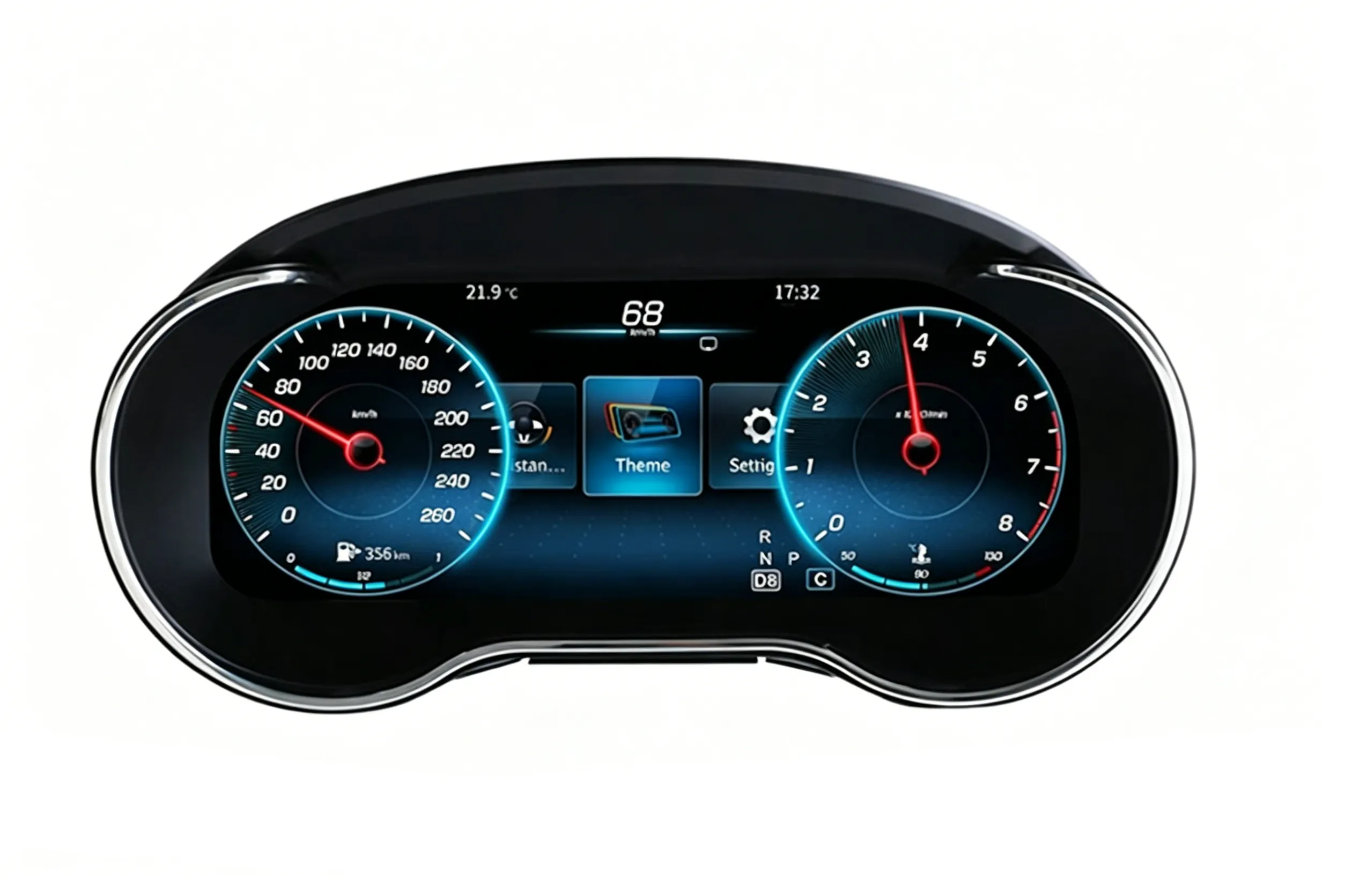Mercedes Benz GLC C 2015-2020 Digital LCD Instrument Cluster