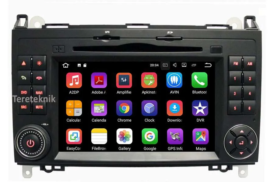 Mercedes-Benz Vito/Viano/Sprinter/VW Crafter 2003-2018 Autoradio GPS Aftermarket Android Head Unit Navigation Car Stereo 