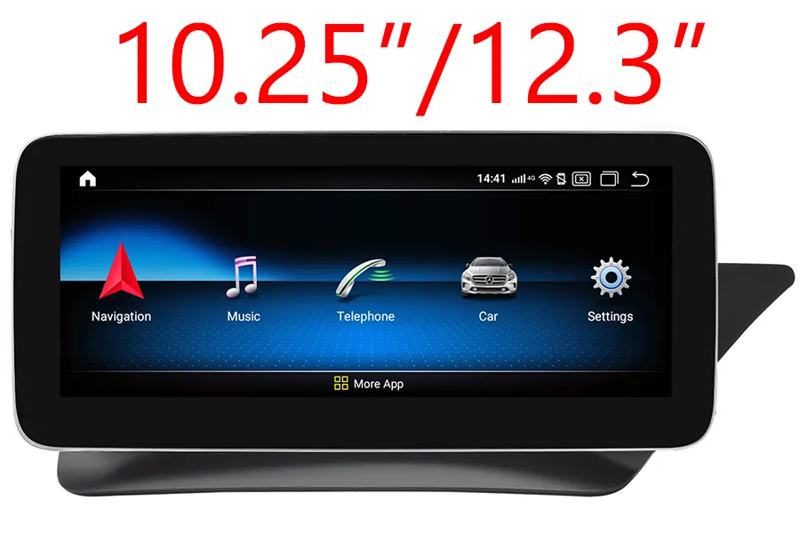 Mercedes-Benz E-Class (A207/C207) RHD 2009-2017 Radio stereo Upgrade carplay DAB 