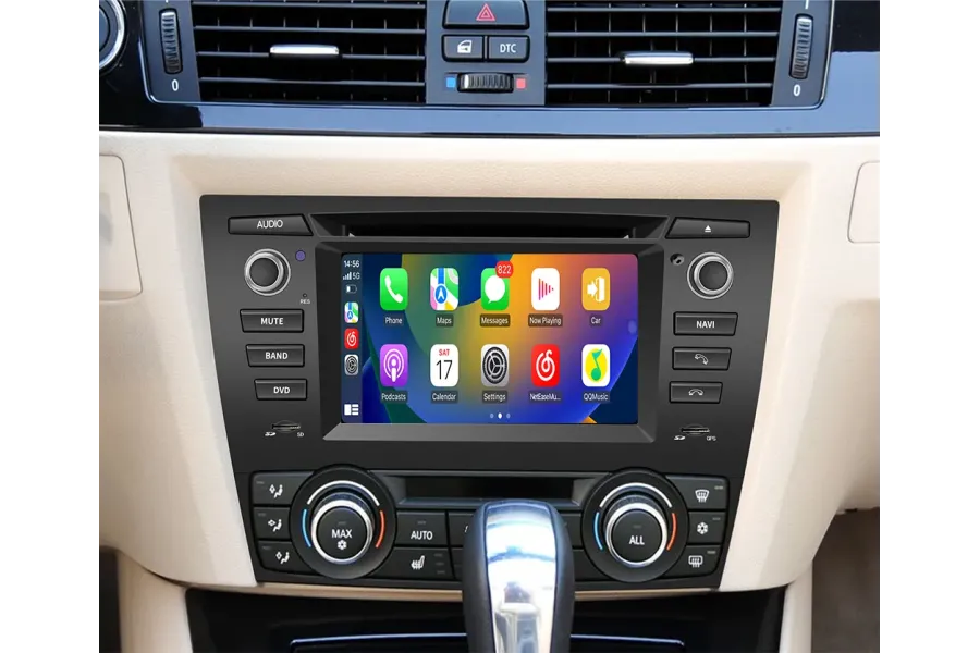 BMW 3 Series E90 E91 E92 E93 2005-2013 Aftermarket radio upgrade Carstereo Carplay dab 