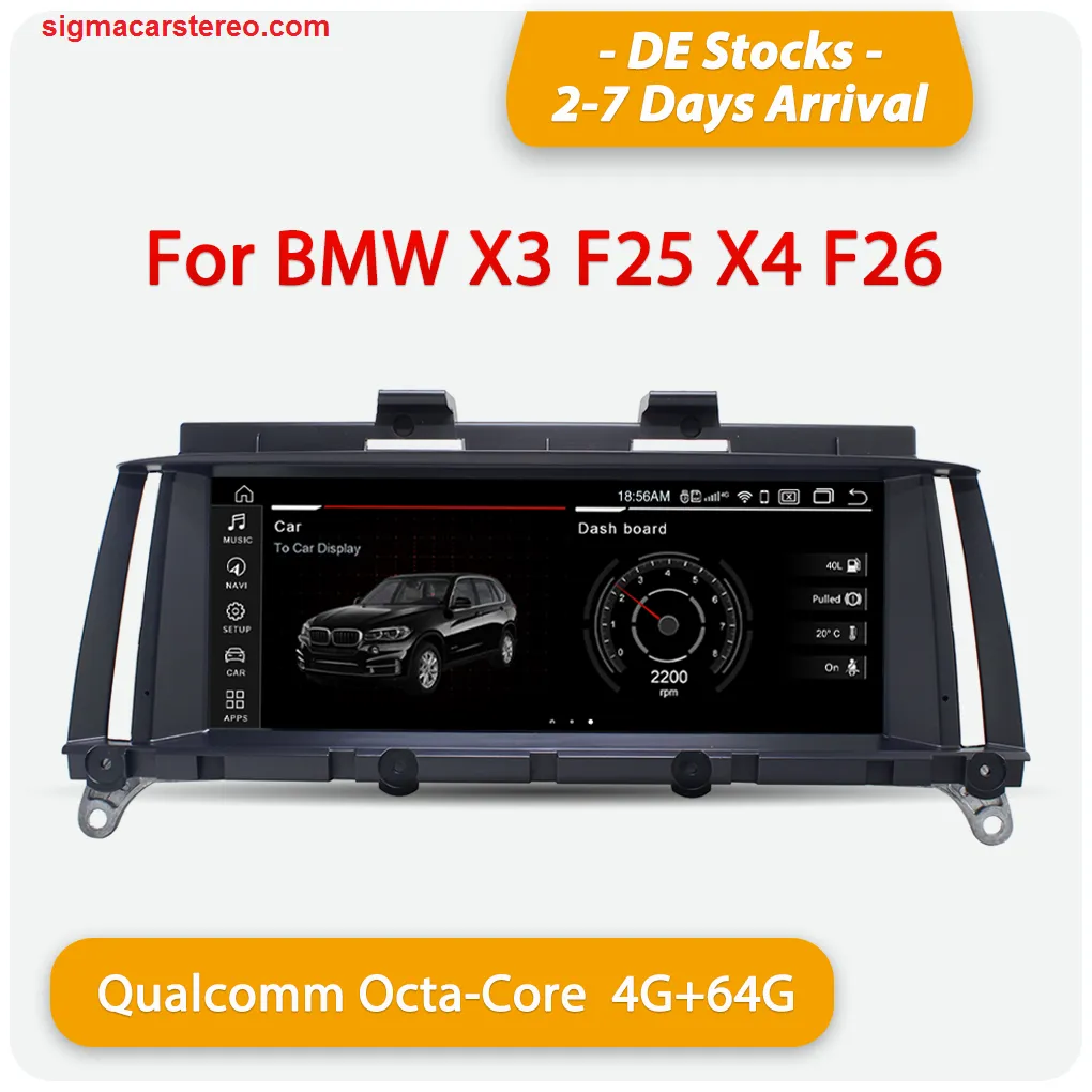 BMW X3 F25 & X4 F26 8.8" GPS Navigation Head Unit | Car Interface Multimedia