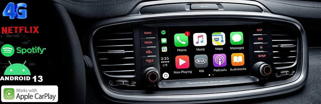 BMW netflix 4g spotify stereo system