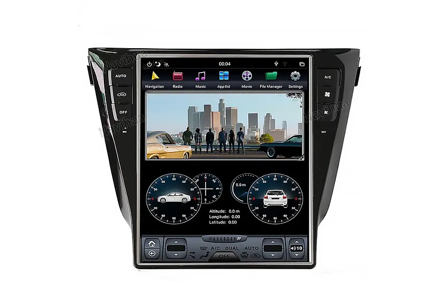 Nissan X-TRAIL 2014-2017 Tesla style 12.1 inch Android Car DVD Player image
