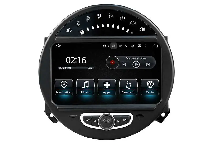 MINI Cooper 2006–2015 radio upgrade: Android GPS head unit with CarPlay & DAB
