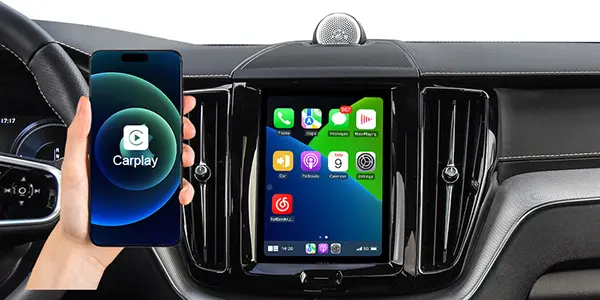 Infotainment Screen Upgrade for Volvo S60 S90 V90 XC40 XC60 XC90 with Apple Carplay, Android Auto