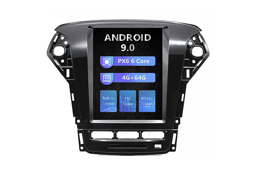 Ford Mondeo 2011-2013 Tesla style 10.4" Android Car DVD Player image