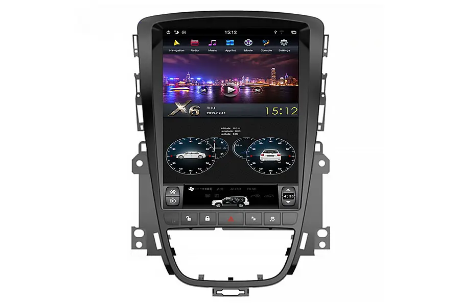 Opel Astra J Tesla style 10.4 inch Android Car DVD Player image