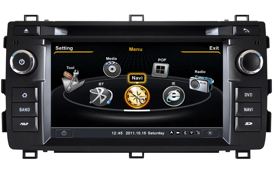 Toyota Auris 2013-2014 Autoradio GPS Aftermarket Android Head Unit Navigation Car Stereo image