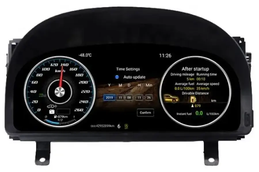 Digital LCD Instrument Cluster For Toyota Alphard 2008-2014 image